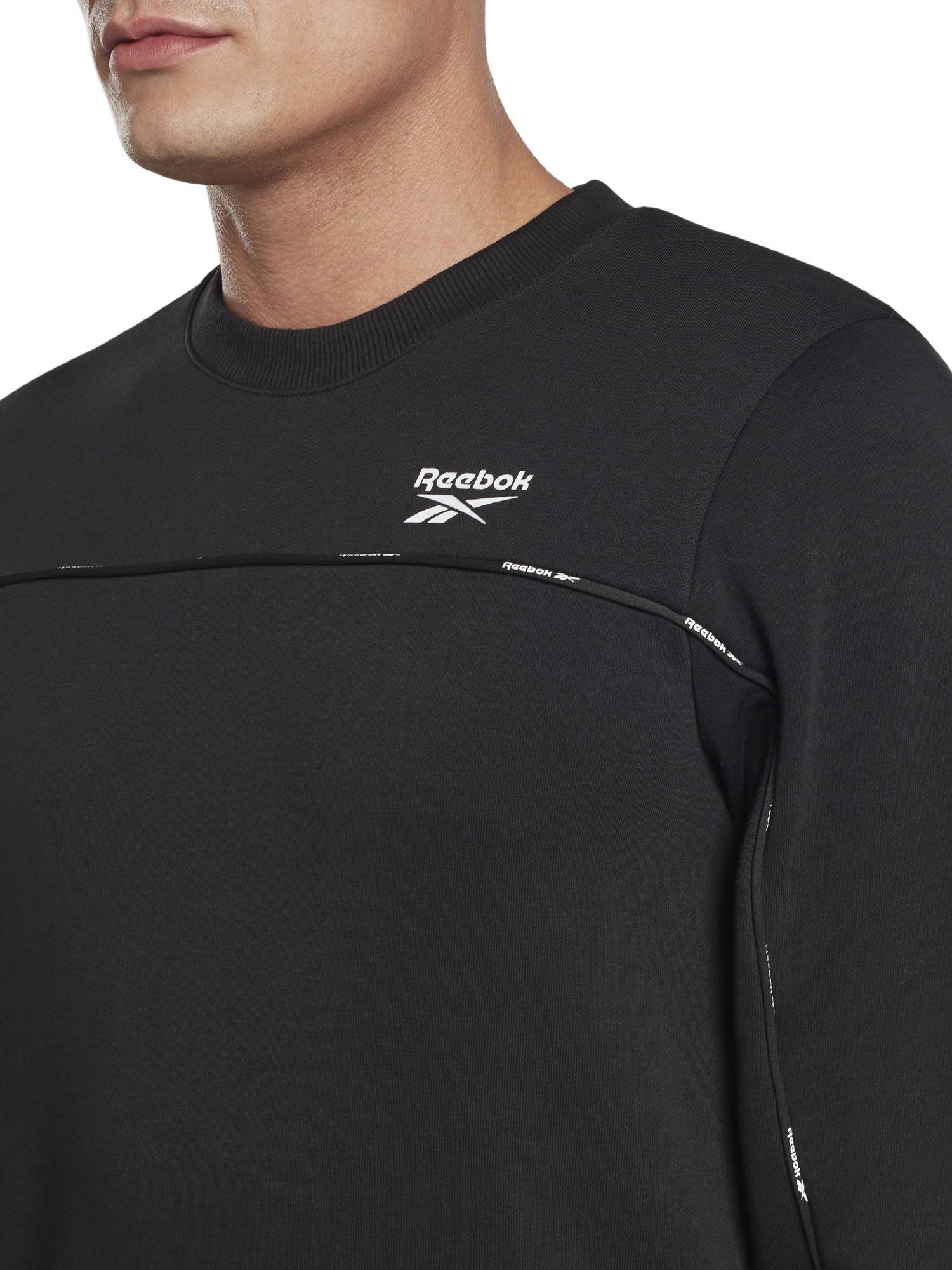 REEBOK Блуза Workout Ready Piping Crew