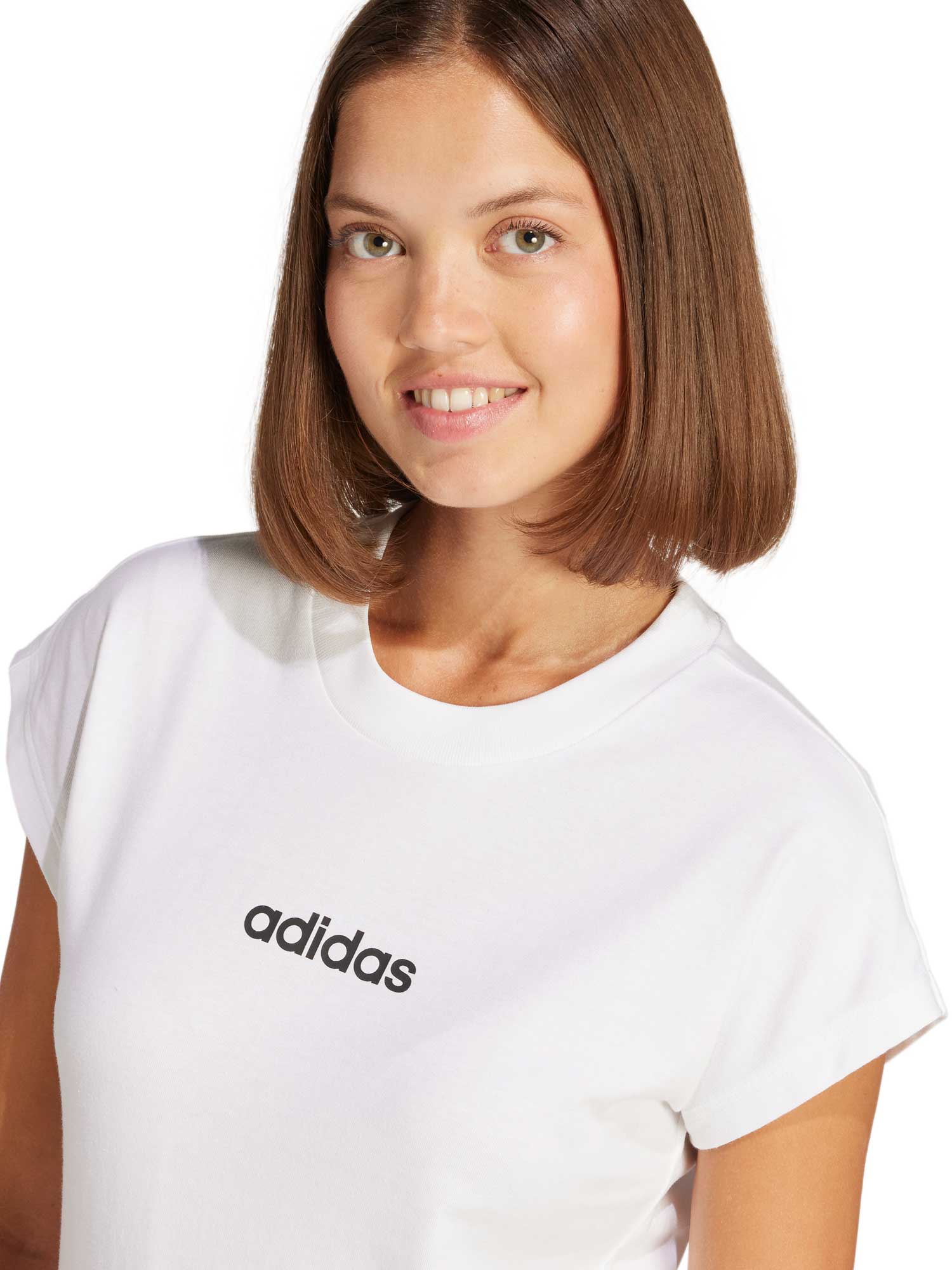 ADIDAS SPORTSWEAR Тениска Essentials Linear Cotton T-Shirt