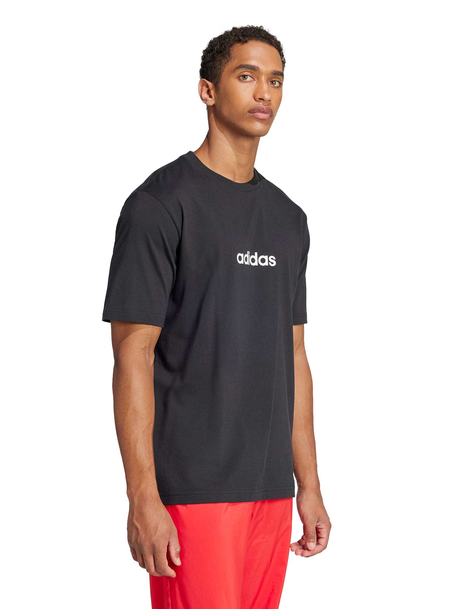 ADIDAS SPORTSWEAR Тениска Essentials Linear Single Jersey Tee