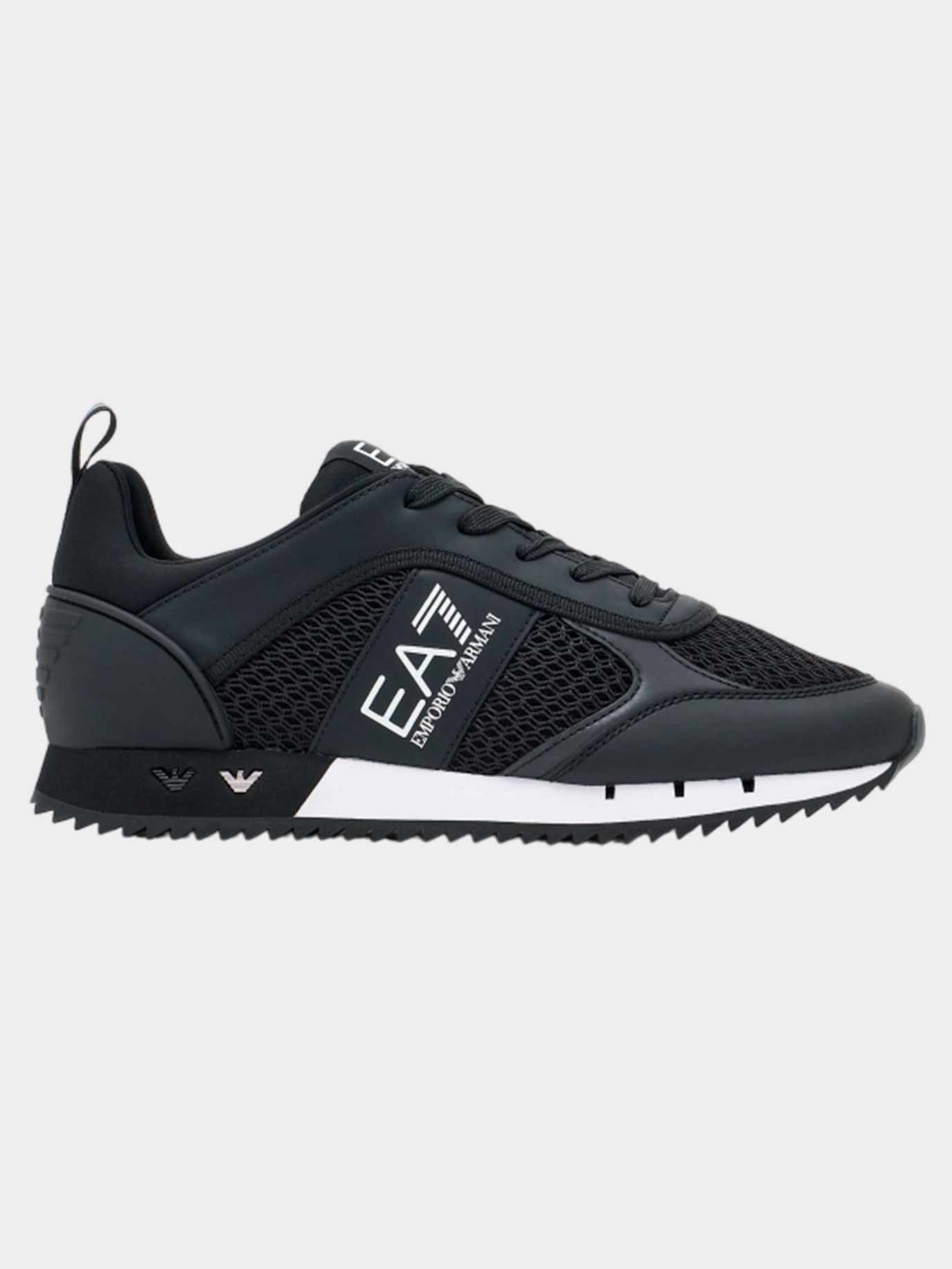 EA7 Emporio Armani Обувки BLACK & WHITE LACES