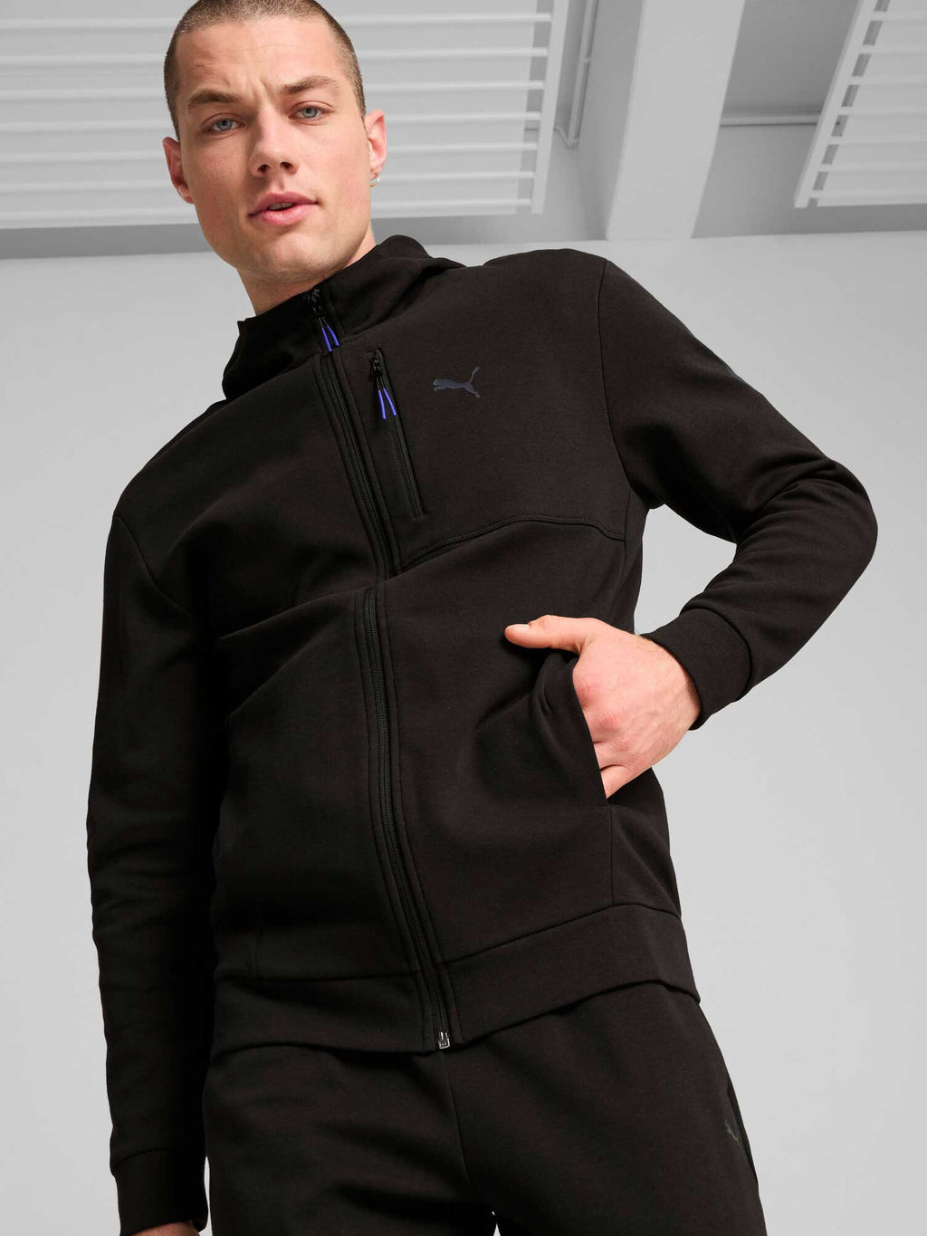 PUMA Суитшърт OPEN ROAD Full-Zip Hoodie DK