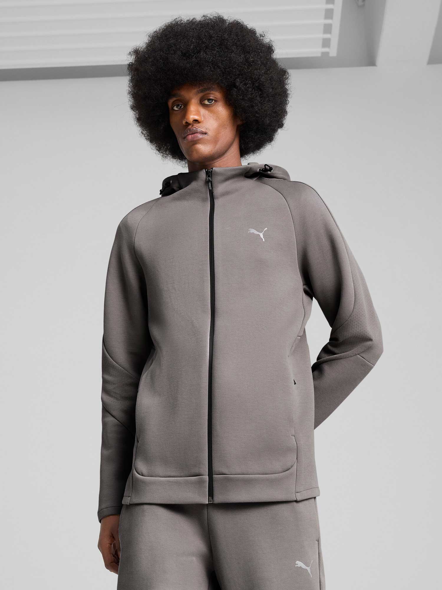PUMA Суитшърт EVOSTRIPE Full-Zip Hoodie DK