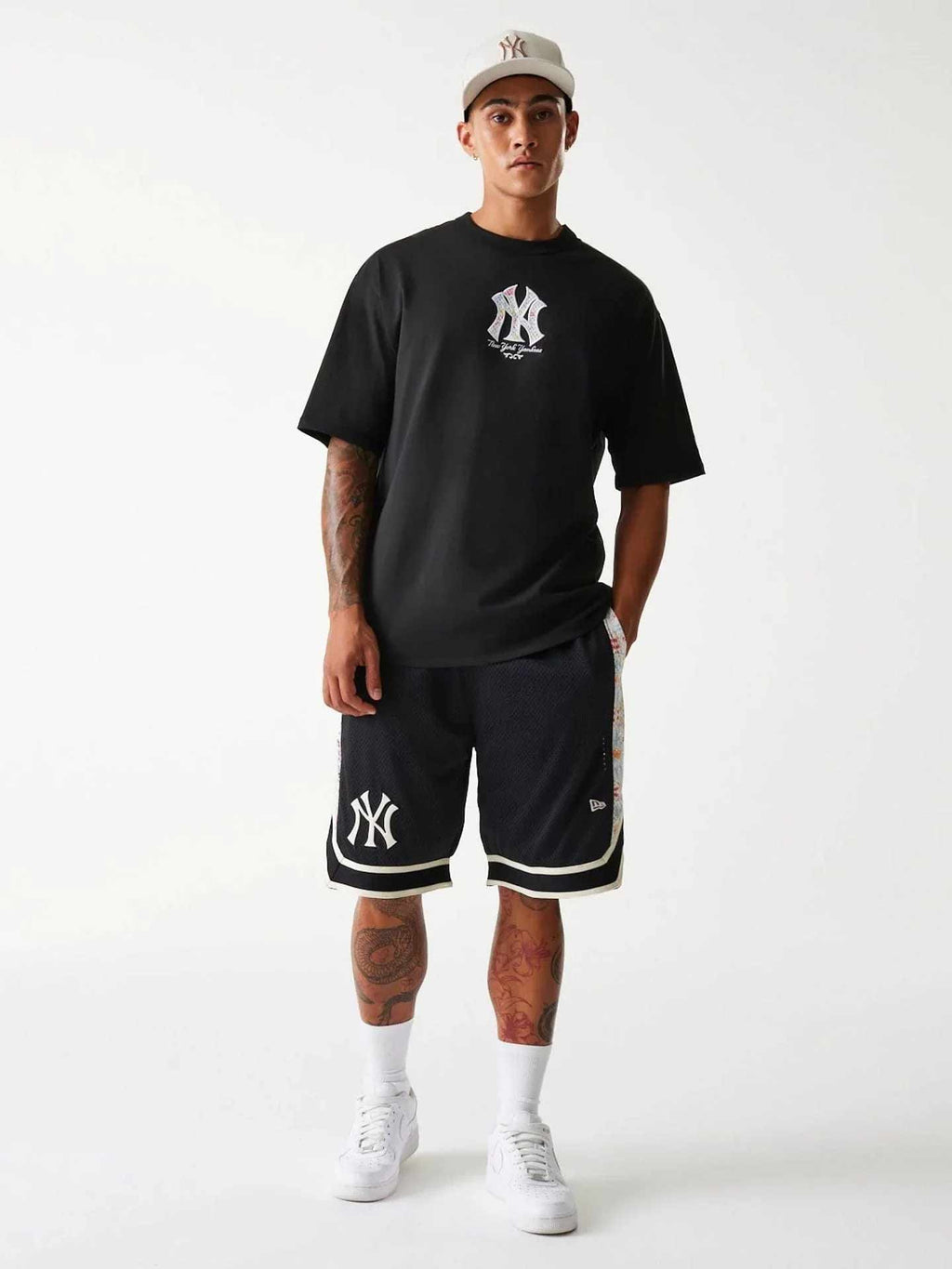 NEW ERA Къси панталони MLB INFILL MESH SHORT NEYYAN