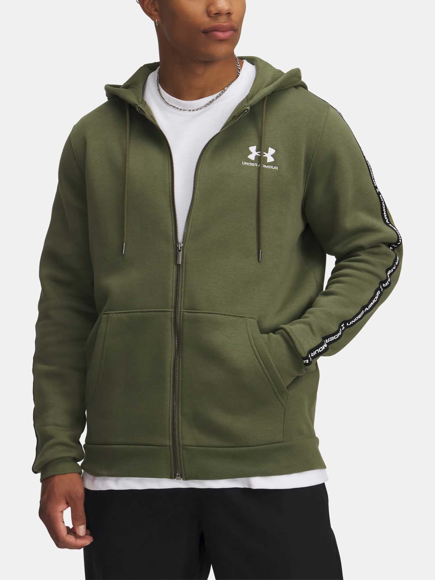 UNDER ARMOUR Суитшърт UA Icon Fleece FZ Taping