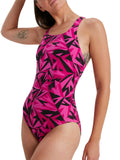 SPEEDO Цял бански WOMENS HYPERBOOM ALLOVER MEDALIST