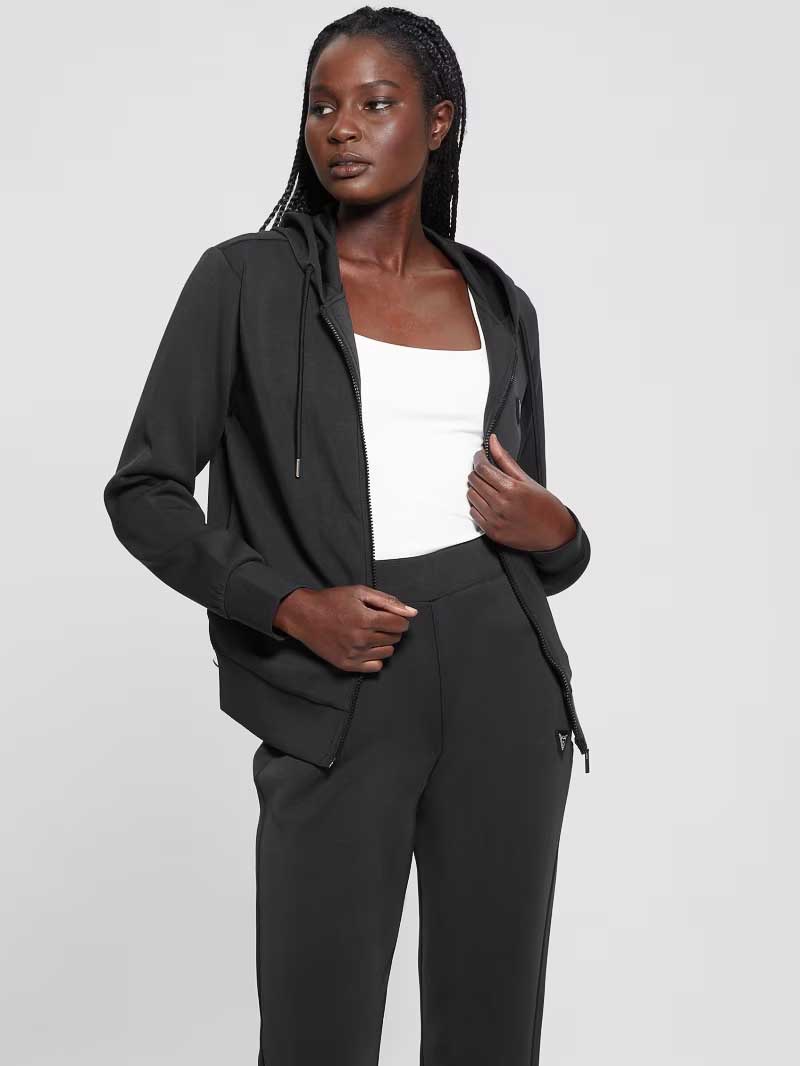 GUESS Суитшърт OLYMPE FULL ZIP HOODIE SWEATSH