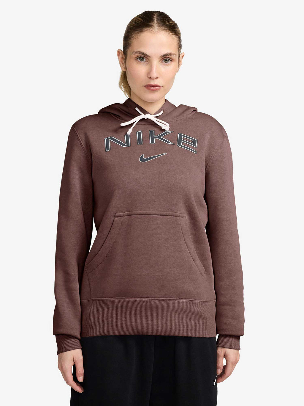 NIKE Суитшърт W NSW PHNX FLC STD PO LOGO HDY