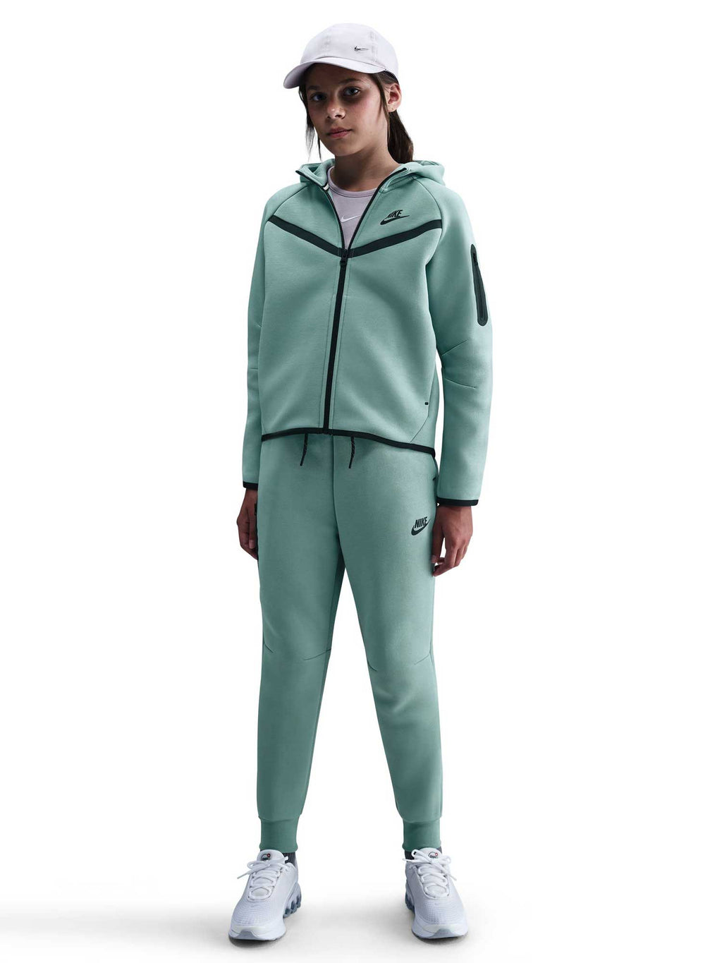 NIKE Суитшърт G NSW TCH FLC HD FZ LS - PD