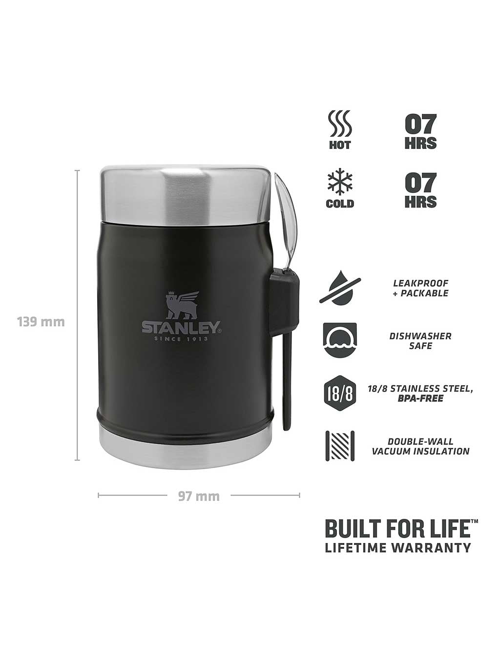 STANLEY Термос за храна + лъжица The Legendary - 0.4L