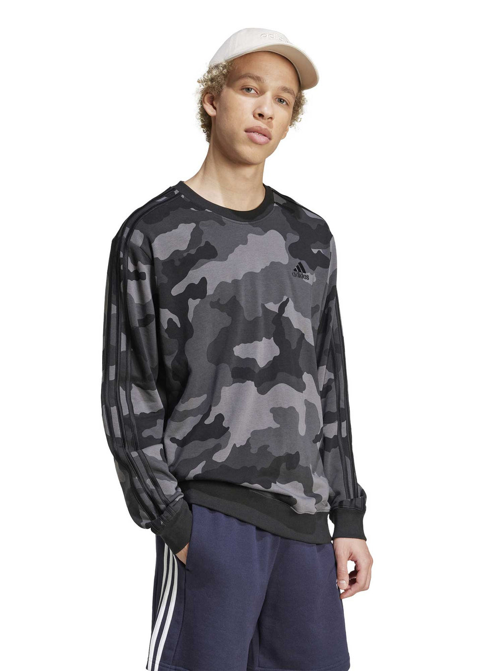 ADIDAS SPORTSWEAR Блуза Seasonal Essentials Camouflage Sweatshirt