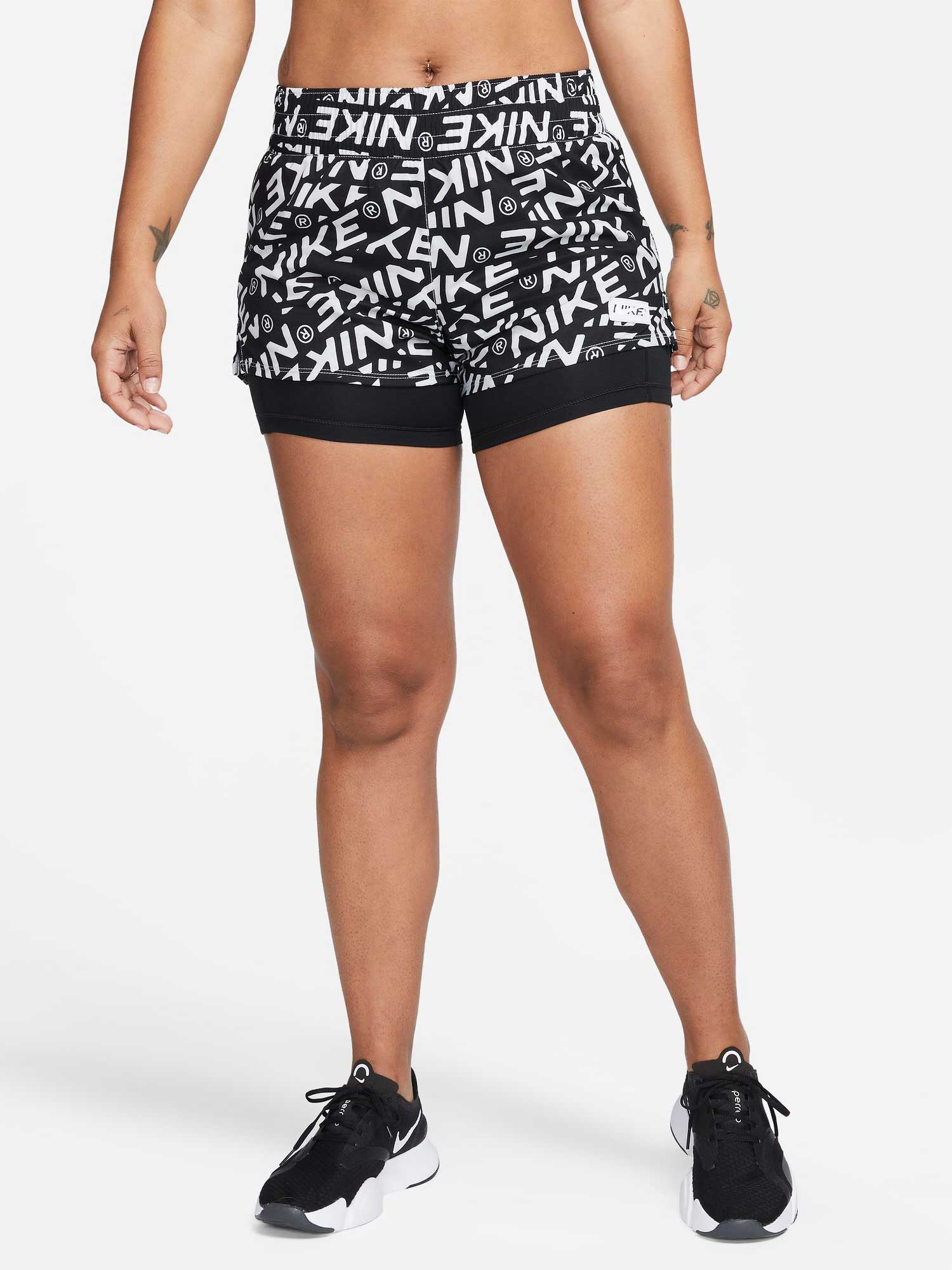 NIKE Къси панталони W NK ONE DF MR 3IN 2N1 H