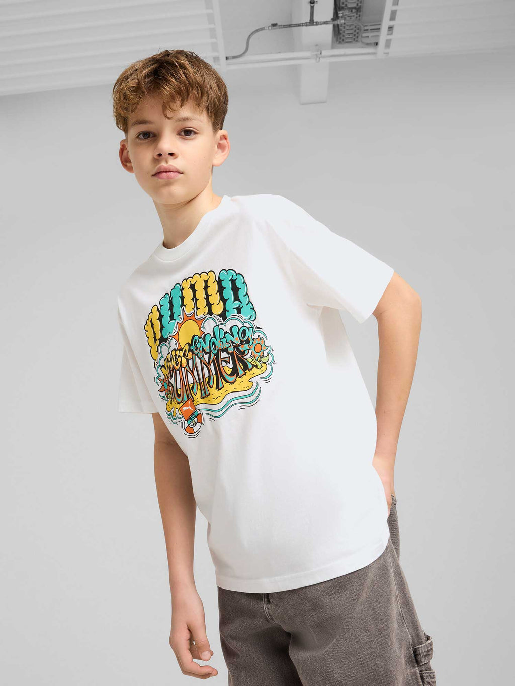 PUMA Тениска Graphics Tee III B