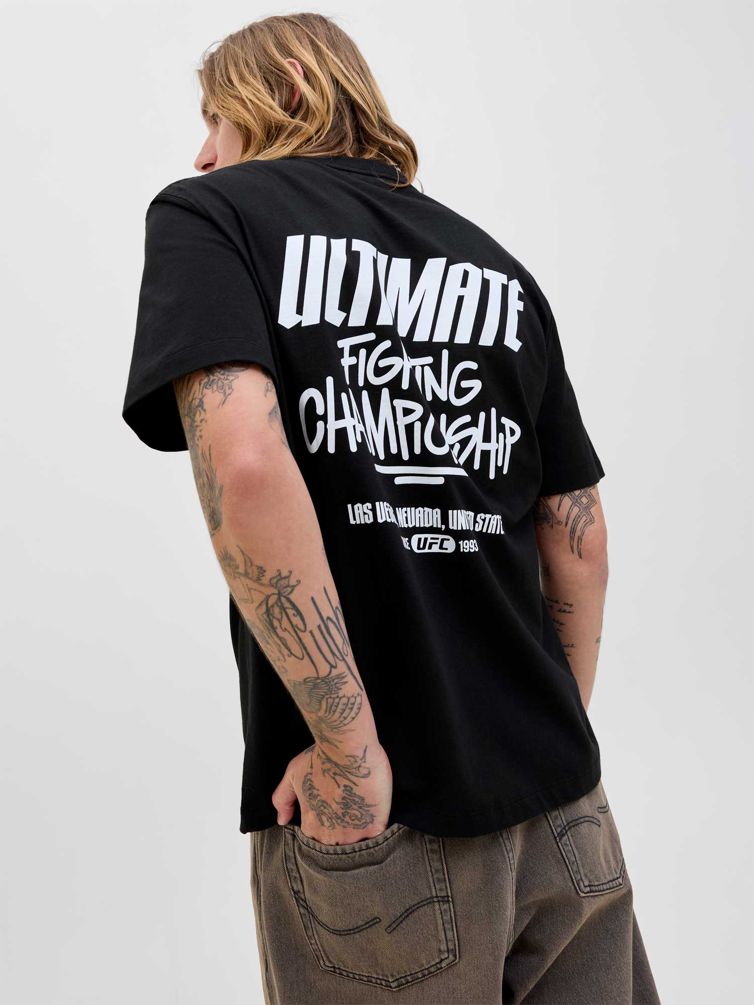 JACK & JONES Тениска JCOUFC ULTIMATE TEE SS C.N STYD
