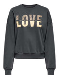 ONLY Блуза ONLTAMMIE L/S LEO PRINT O-NECK SWT