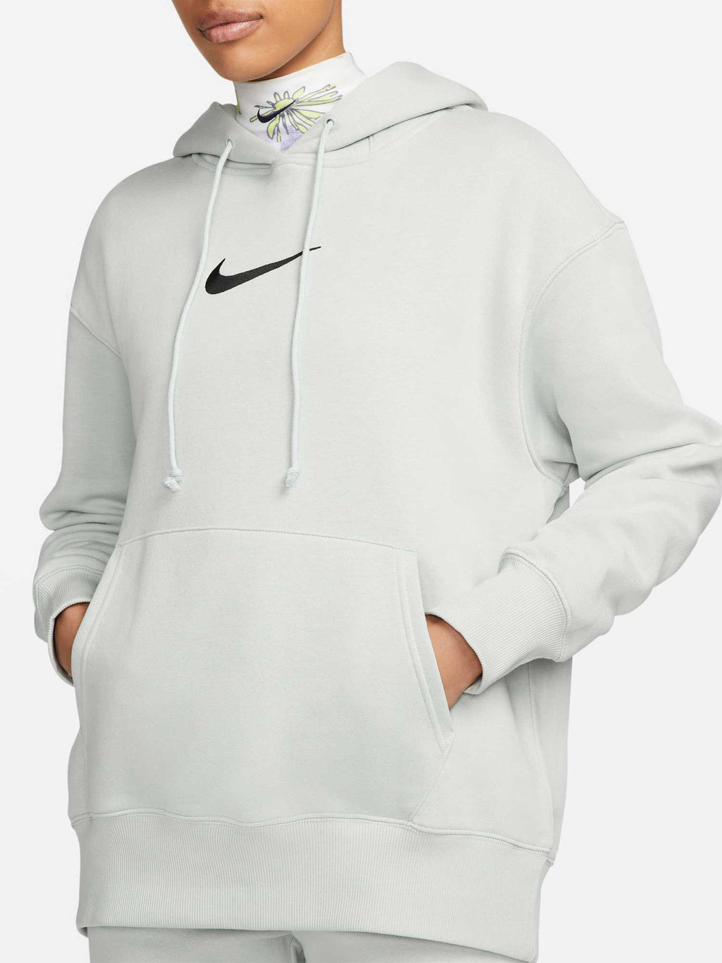 NIKE Суитшърт W NSW FLC OS PO HDY MS