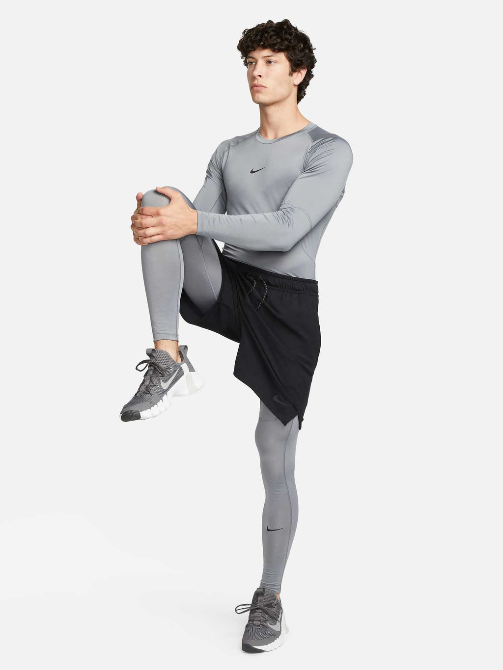 NIKE Блуза M NP DF TIGHT TOP LS