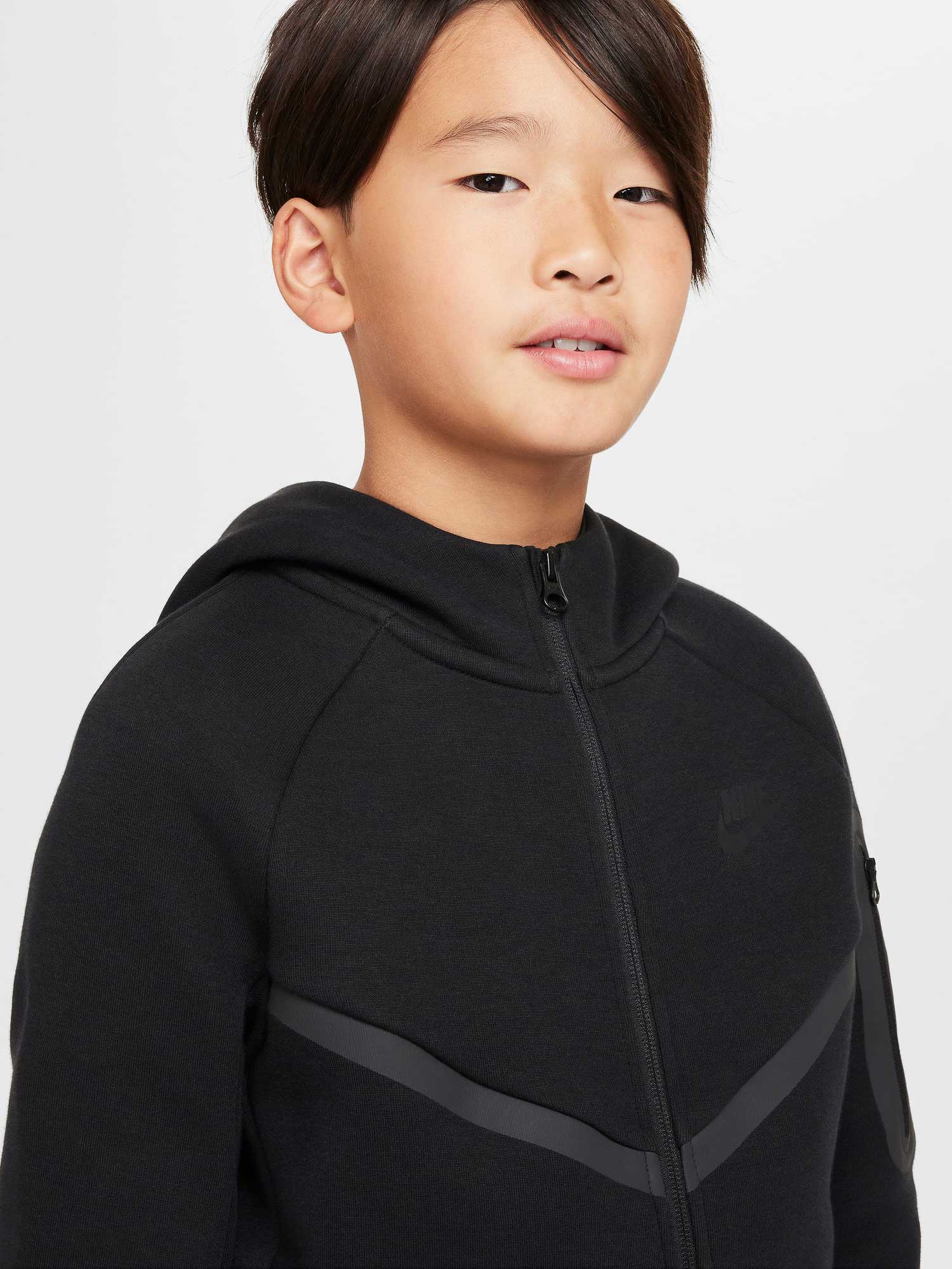 NIKE Суитшърт B NSW TCH FLC FZ - PD