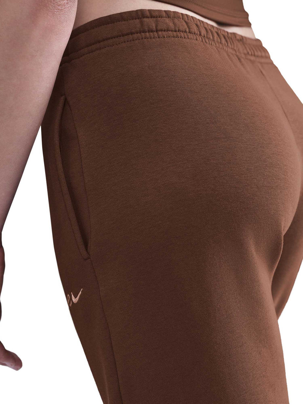 NIKE Спортно долнище W NSW PHNX FLC STRGHT LEG PNT