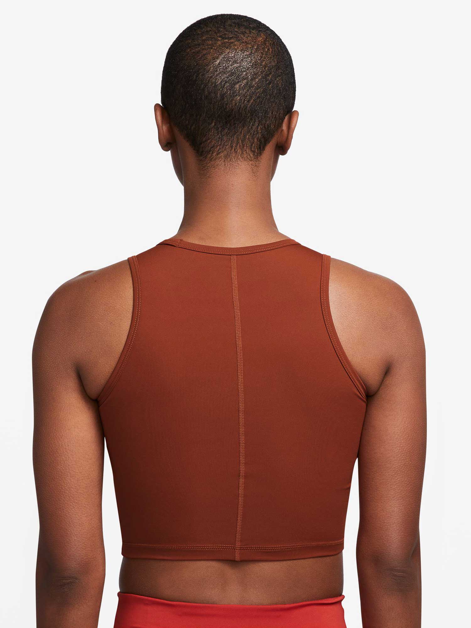 NIKE Потник W NP DF CROP TANK GRX