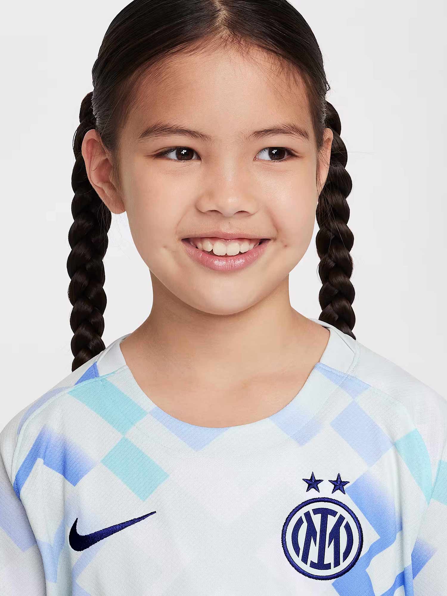NIKE Тениска INTER Y NK DF JSY SS STAD AW