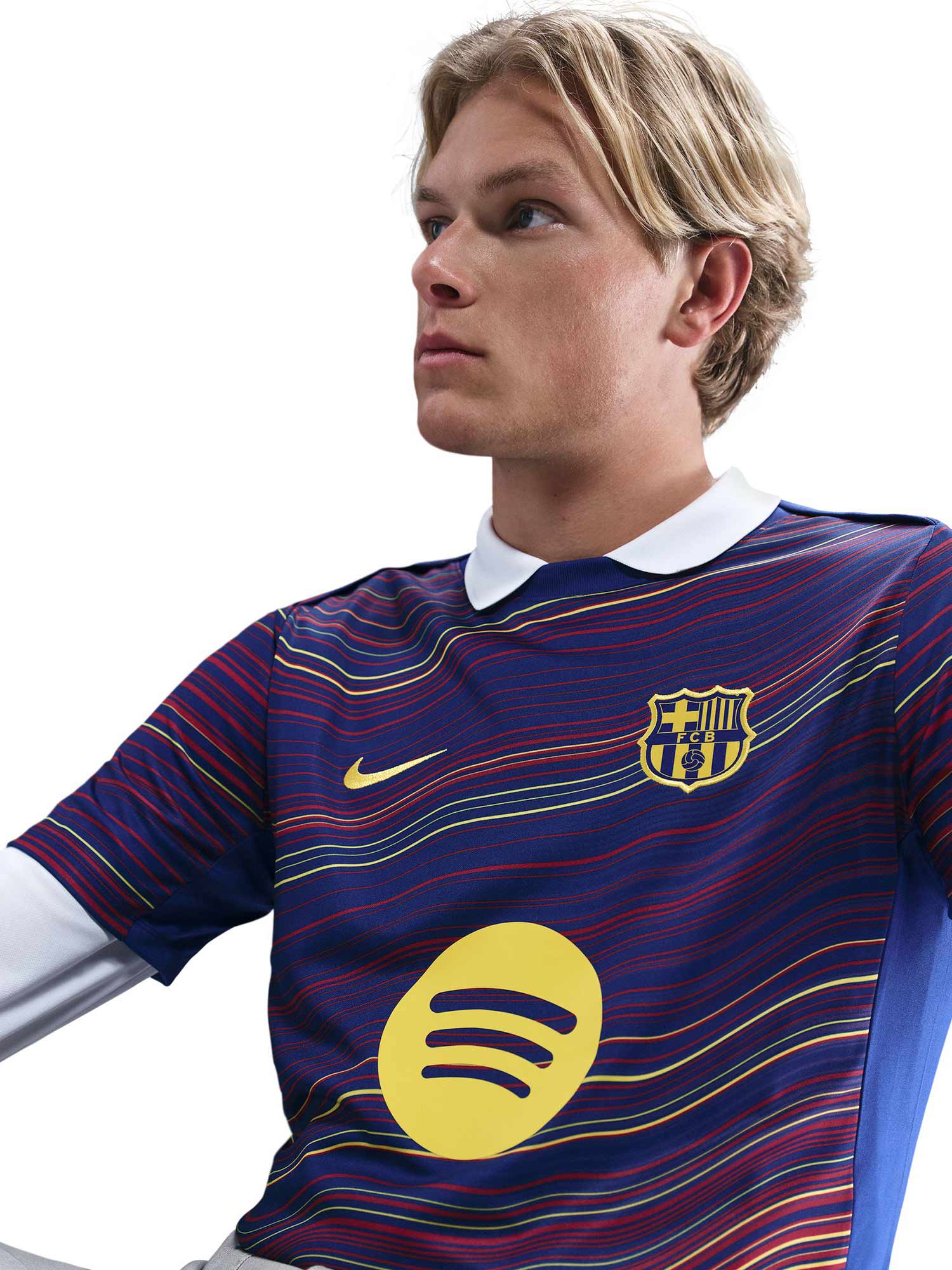 NIKE Тениска FCB MNK DF ACDPR SS TOP K HMPM