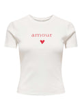 ONLY Тениска ONLKIRA LIFE S/S O-NECK TOP JRS