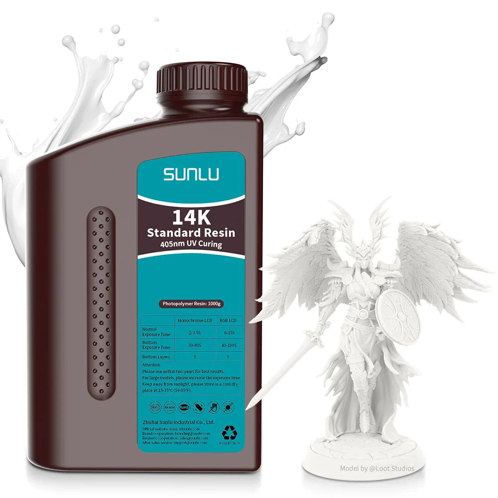 [MOQ: 5 Bottles] 14K Standard Resin and Redwax Resin 1000g