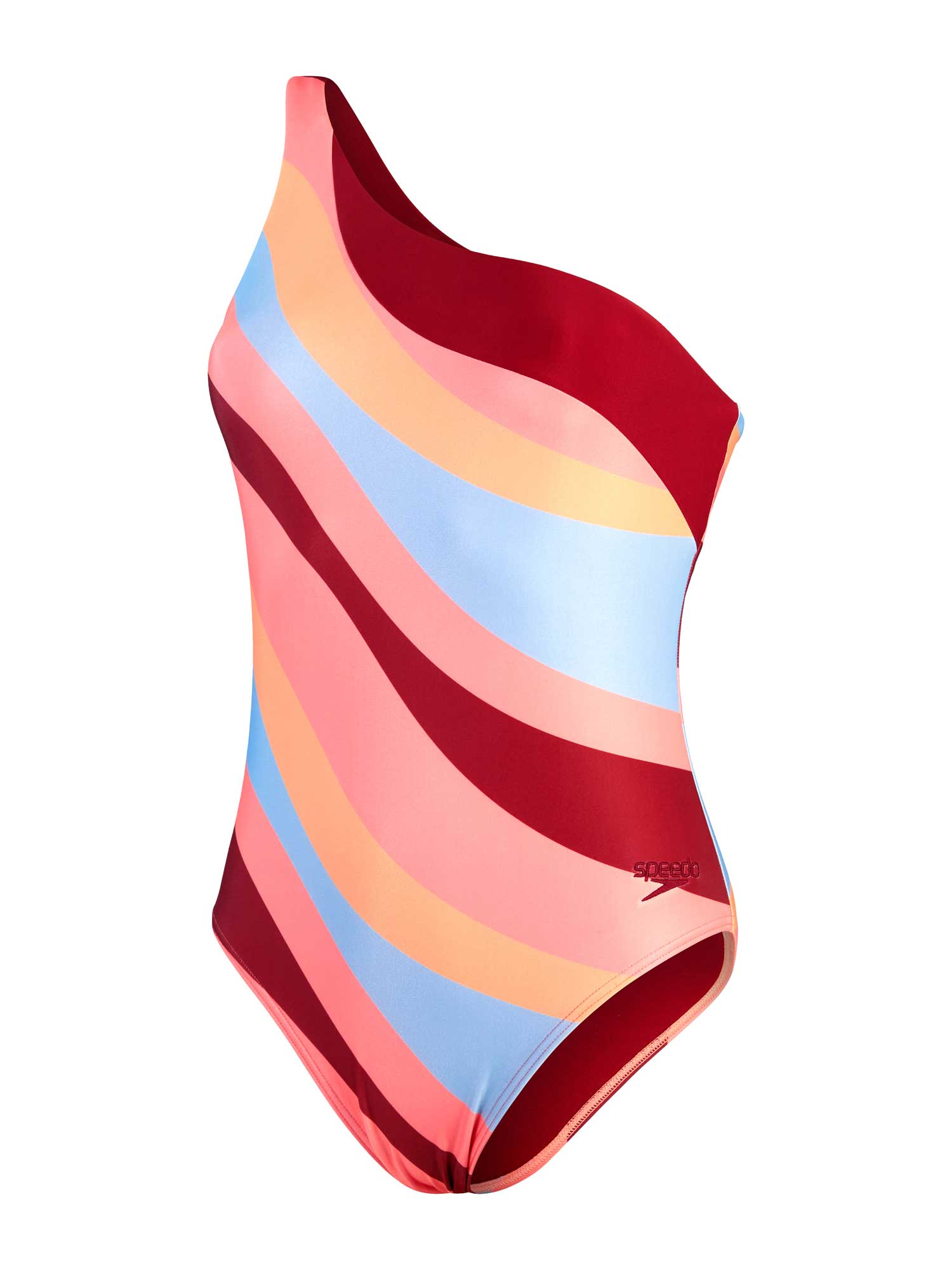 SPEEDO Цял бански WOMENS PRINTED ASYMETRIC
