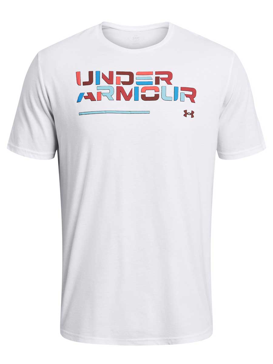 UNDER ARMOUR Тениска UA Colorblock Wordmark SS