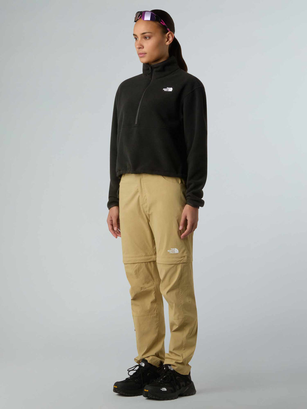 THE NORTH FACE Полар W GLACIER FLEECE 1/2 ZIP SHORT JACKET