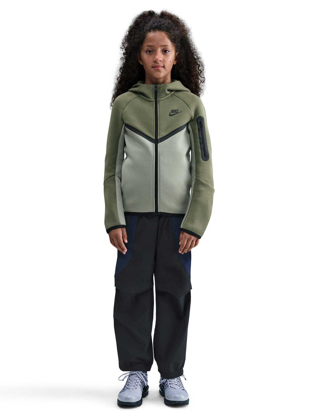 NIKE Суитшърт B NSW TCH FLC FZ - PD