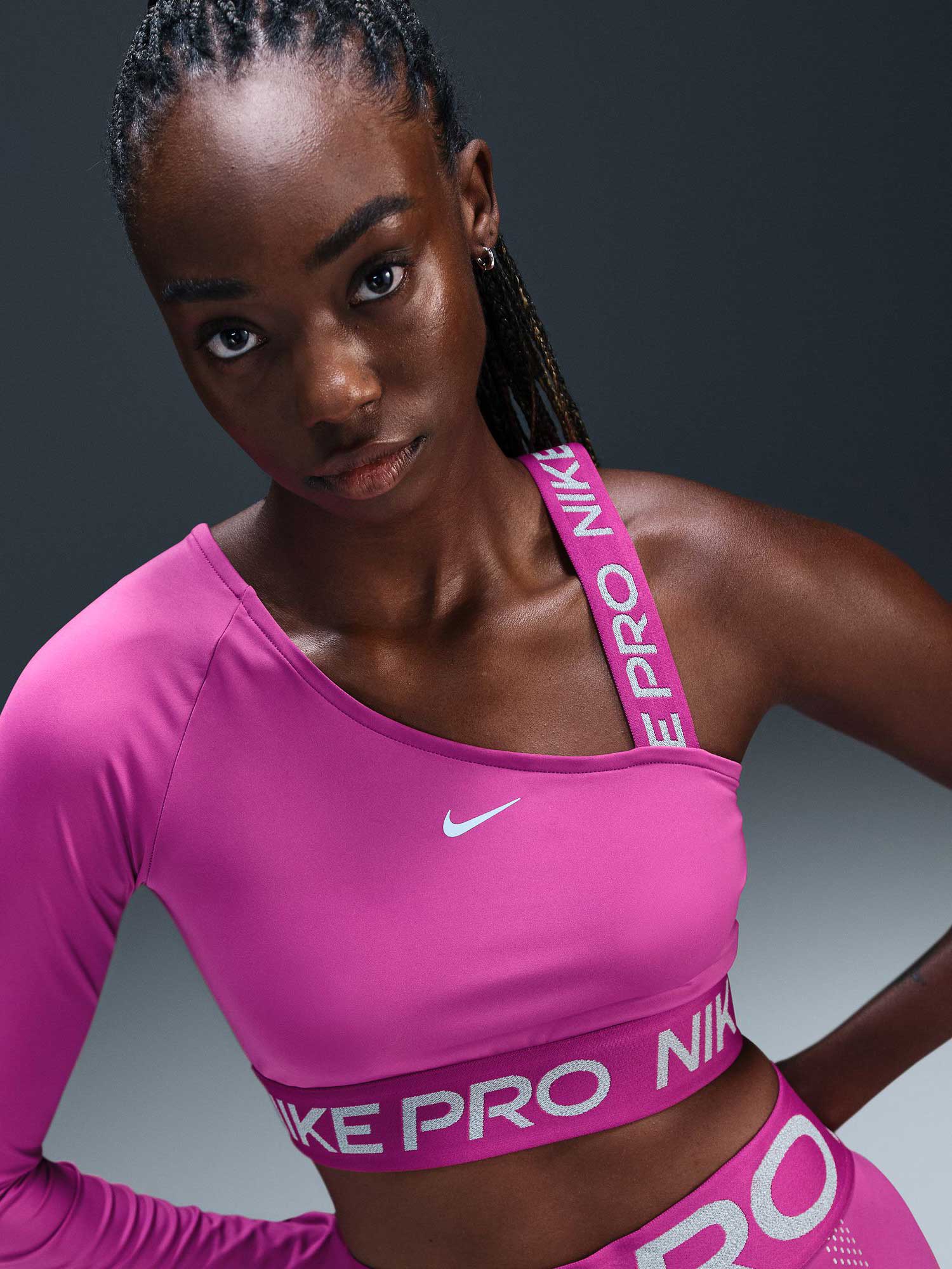 NIKE Потник W NP DF SHINE CROP TOP