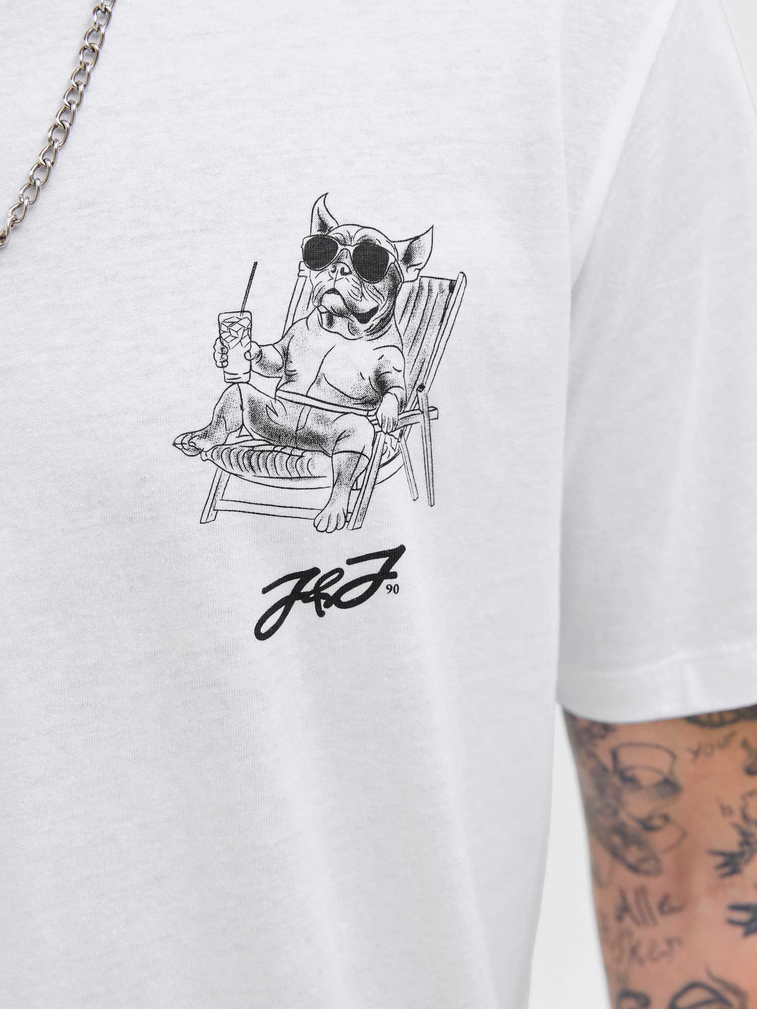 JACK & JONES Тениска JORRELAX TEE SS CREW NECK SMU