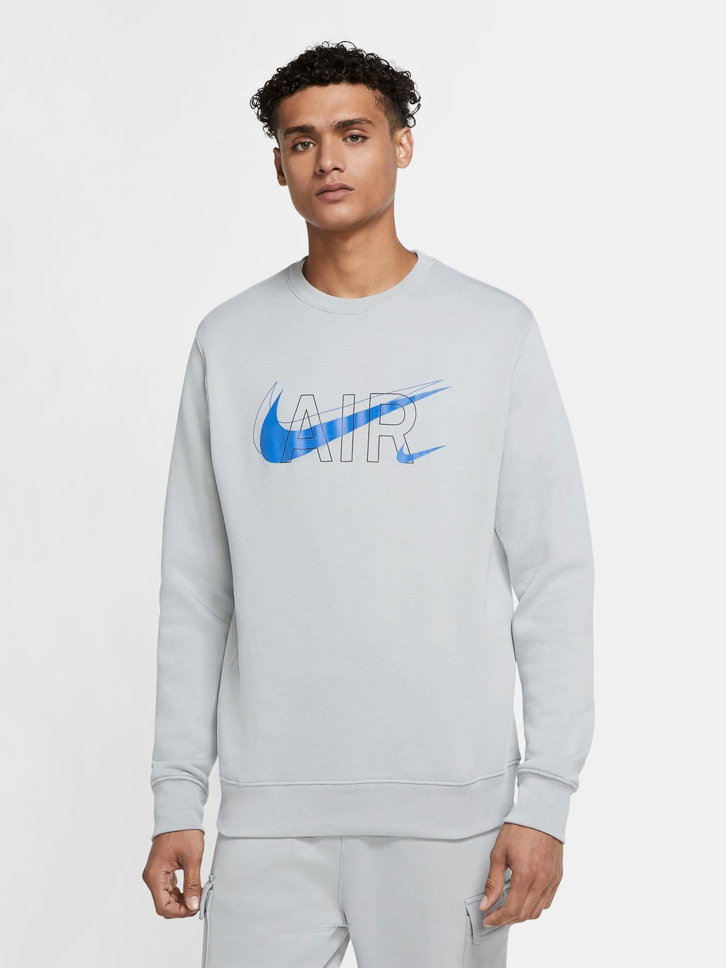 NIKE Блуза M CREW PRNT PACK BB