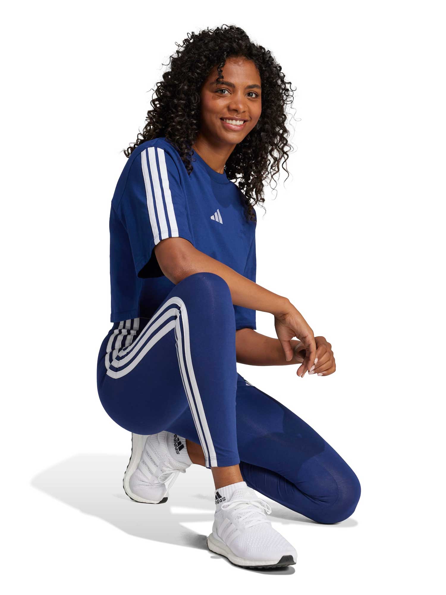 ADIDAS SPORTSWEAR Клин Essentials 3-Stripes Cotton Leggings