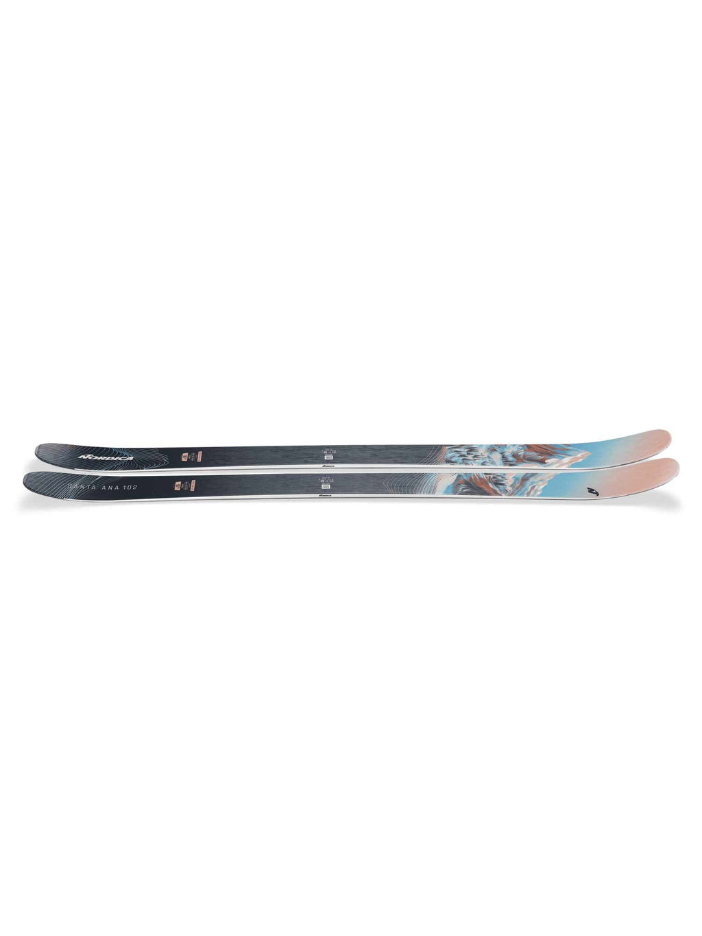 NORDICA Ски без автомати SANTA ANA 102 (FLAT)
