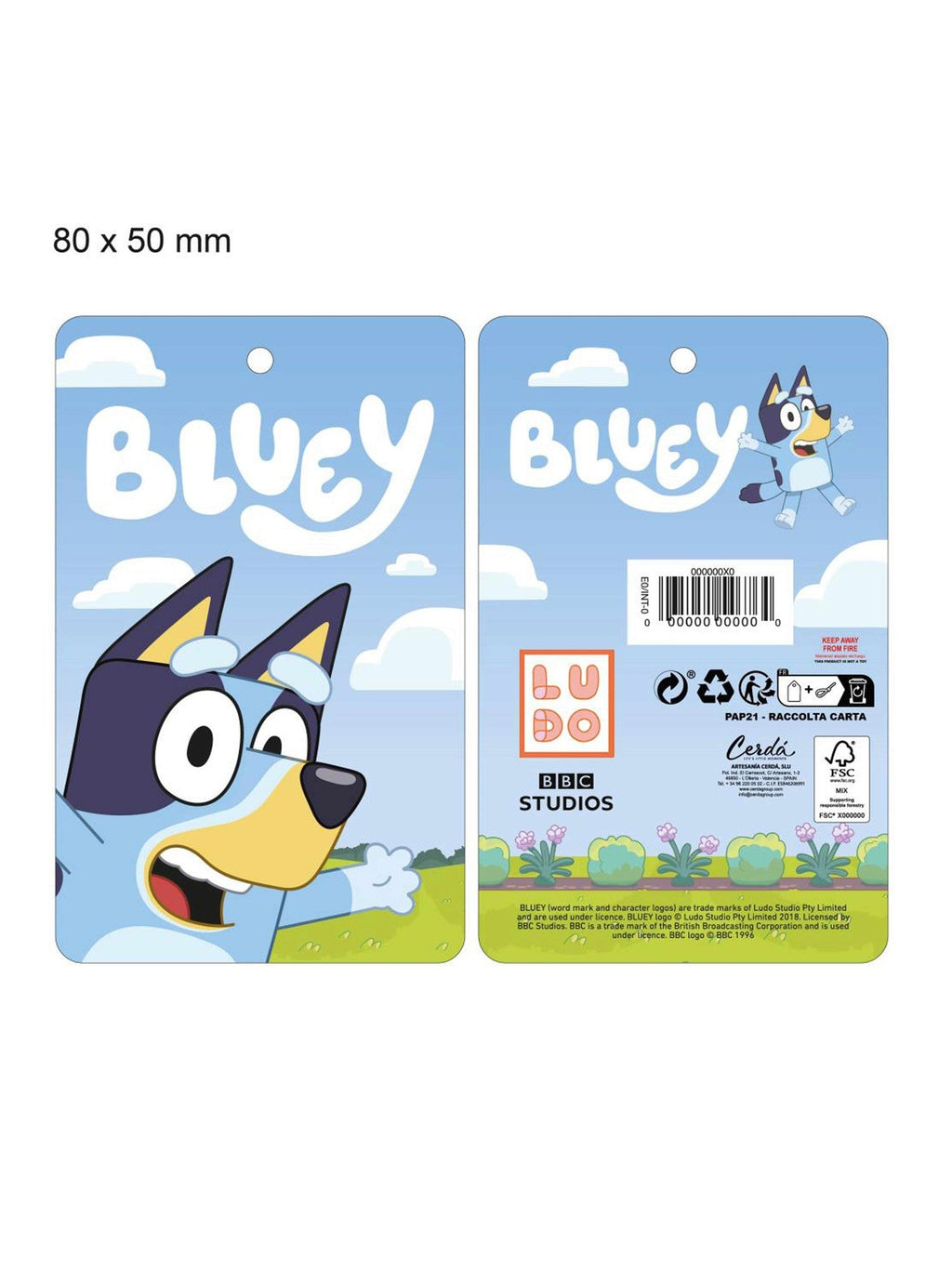 CERDA Плажна кърпа BLUEY