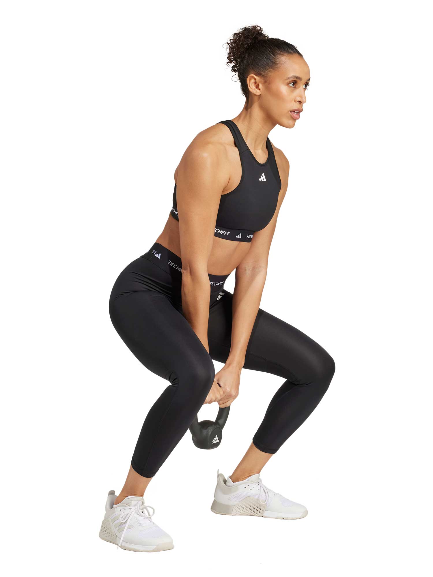 ADIDAS PERFORMANCE Спортен сутиен TECHFIT Medium-Support High-Neck
