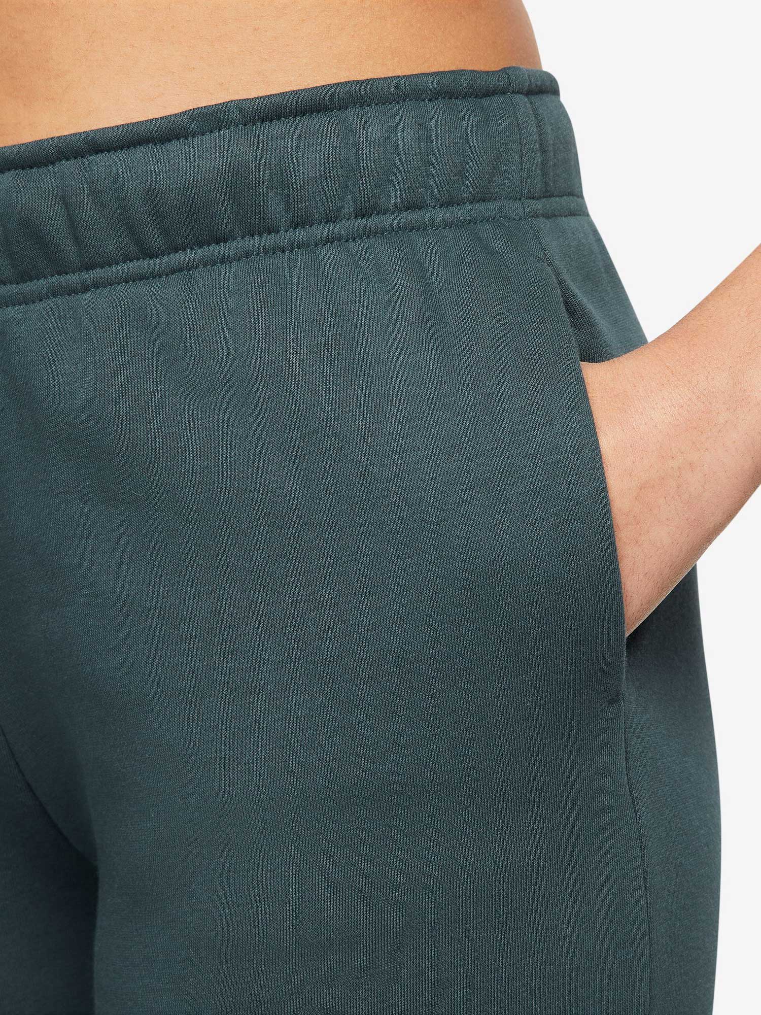 NIKE Спортно долнище W NSW CLUB FLC SHINE MR PANT