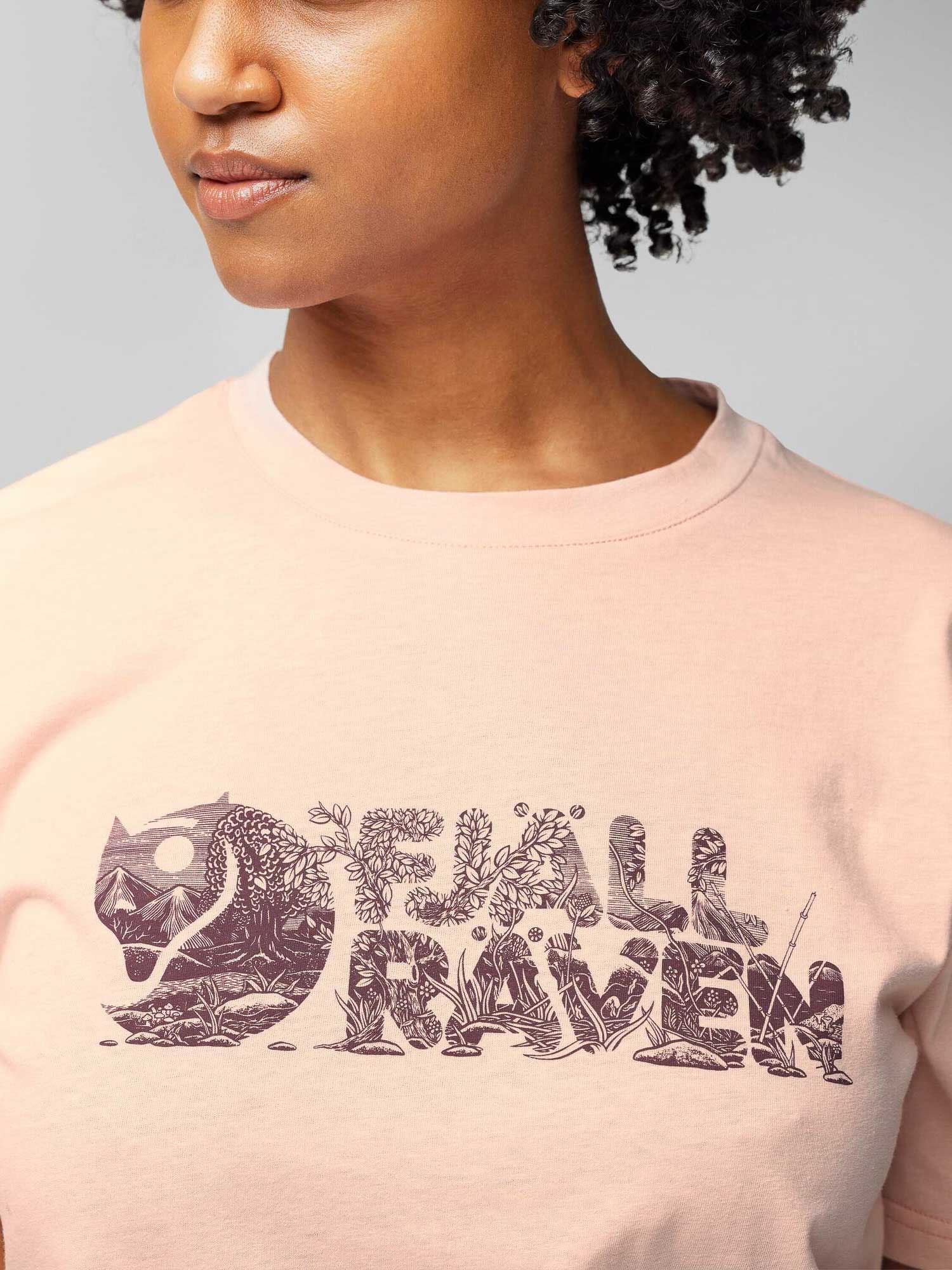 FJALLRAVEN Тениска Lush Logo T-shirt W
