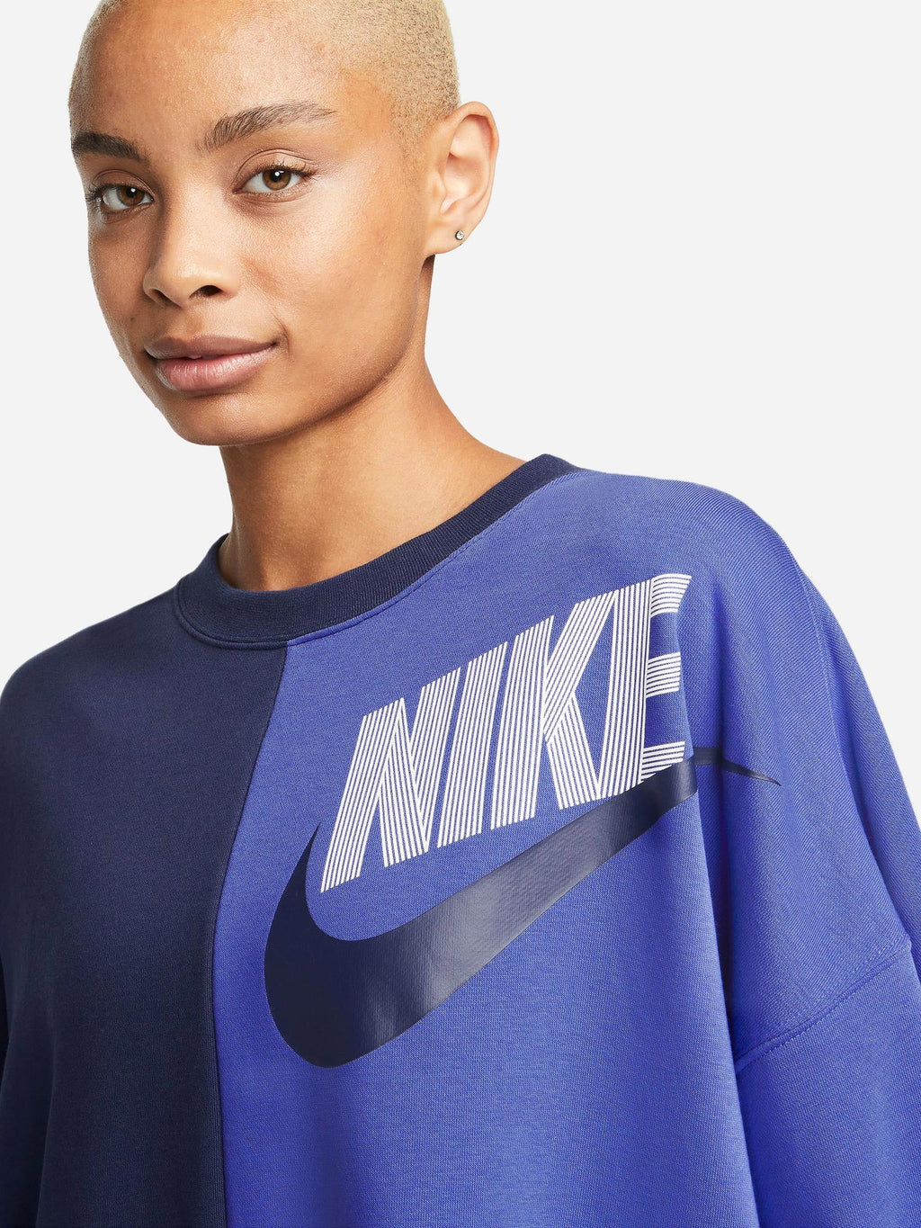NIKE Блуза W FT FLC OOS CREW DNC