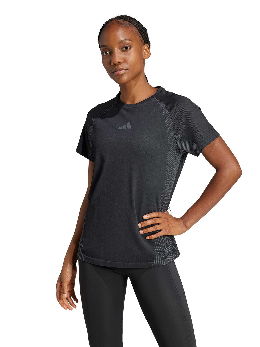 ADIDAS PERFORMANCE Тениска Seamless Knitted T-Shirt