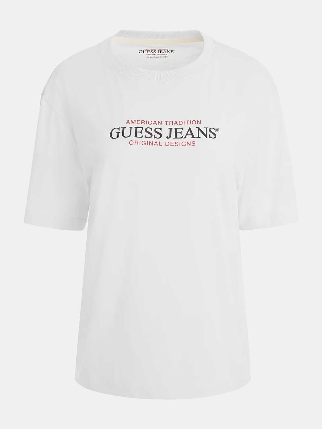 GUESS JEANS Тениска GJ SS CN OS AMERICAN TR TEE
