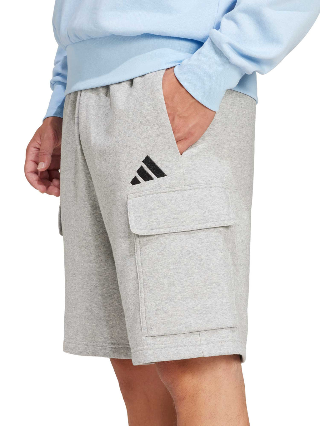 ADIDAS SPORTSWEAR Къси панталони Essentials Feel Cozy Fleece Cargo