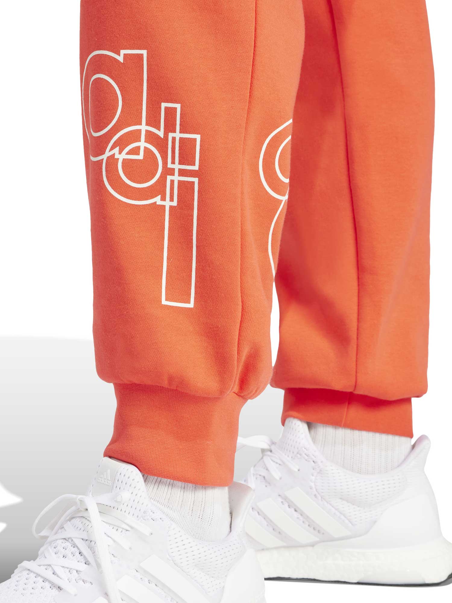 ADIDAS SPORTSWEAR Спортно долнище Graphic Print Fleece Joggers