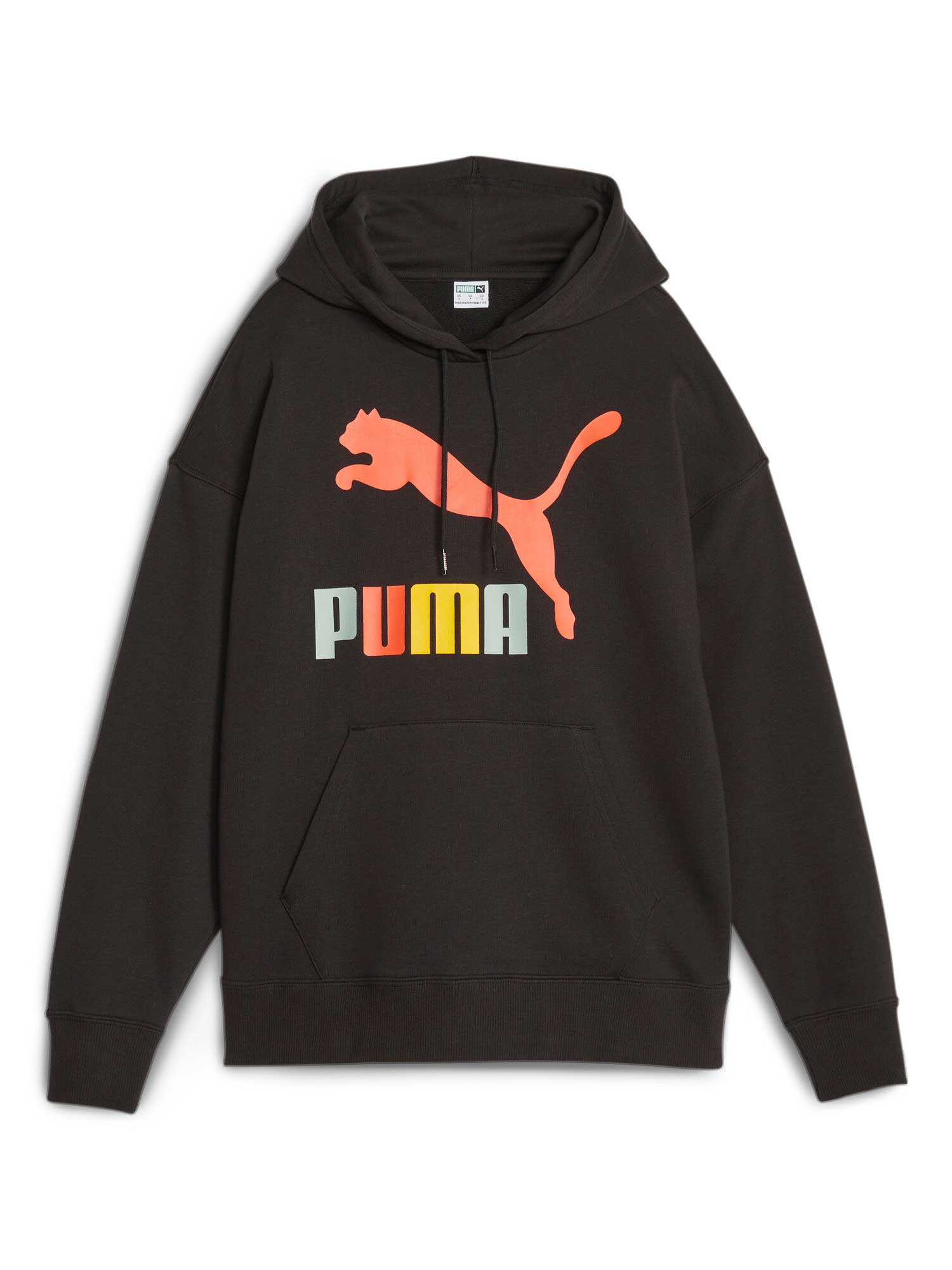 PUMA Суитшърт CLASSICS Multi Color Logo Hoodie TR