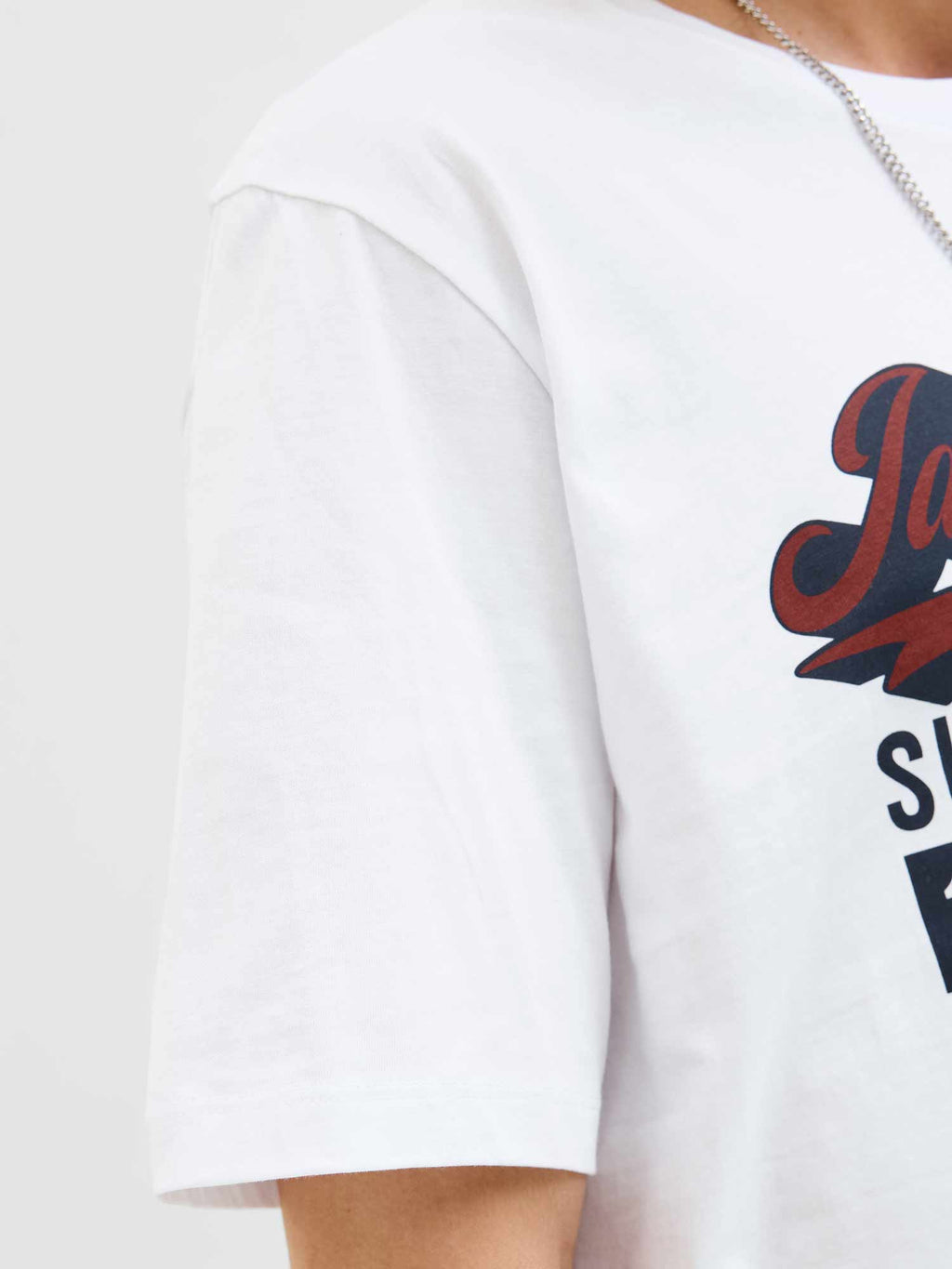 JACK & JONES Тениска JJELOGO TEE SS O-NECK 2 COL AW25 SN