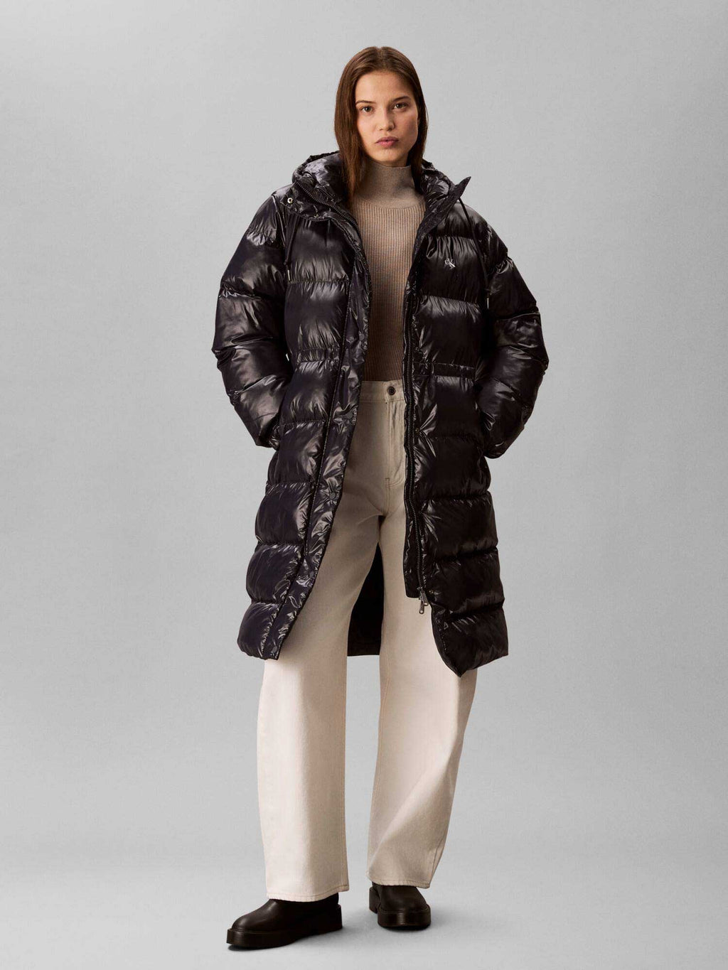 Calvin Klein Jeans Яке SHINE LONG PUFFER COAT