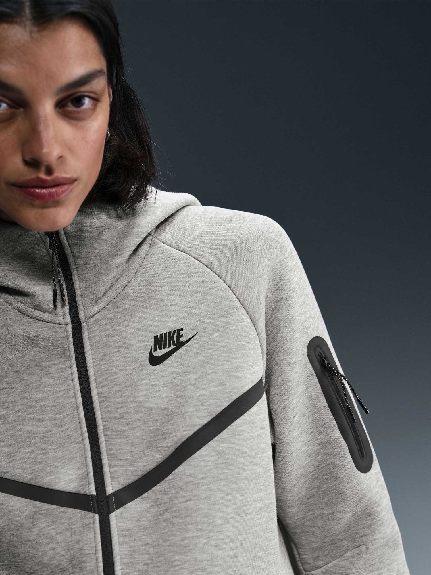 NIKE Суитшърт W NSW TCH FLC WR FZ HDY 2