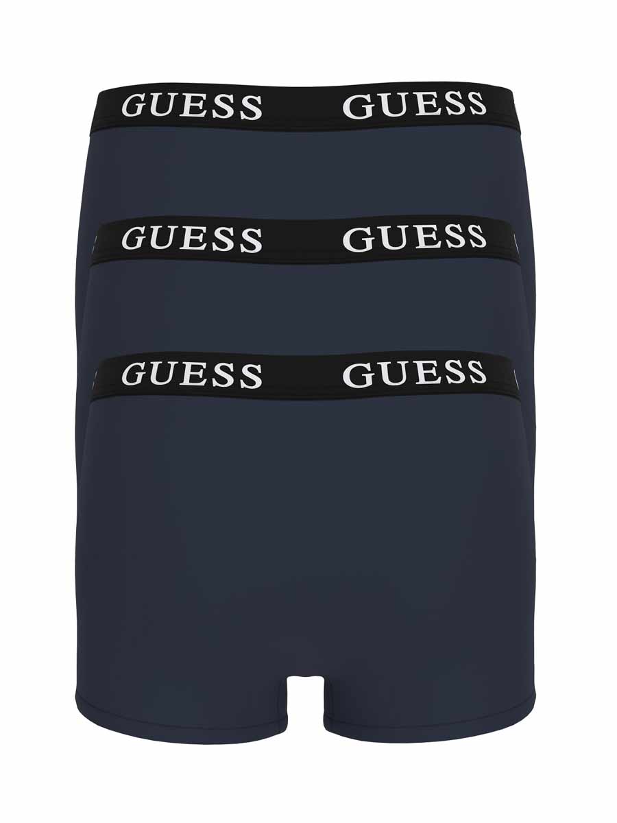GUESS Бельо PLACED LOGO BOXER TRUNK 3 PACK